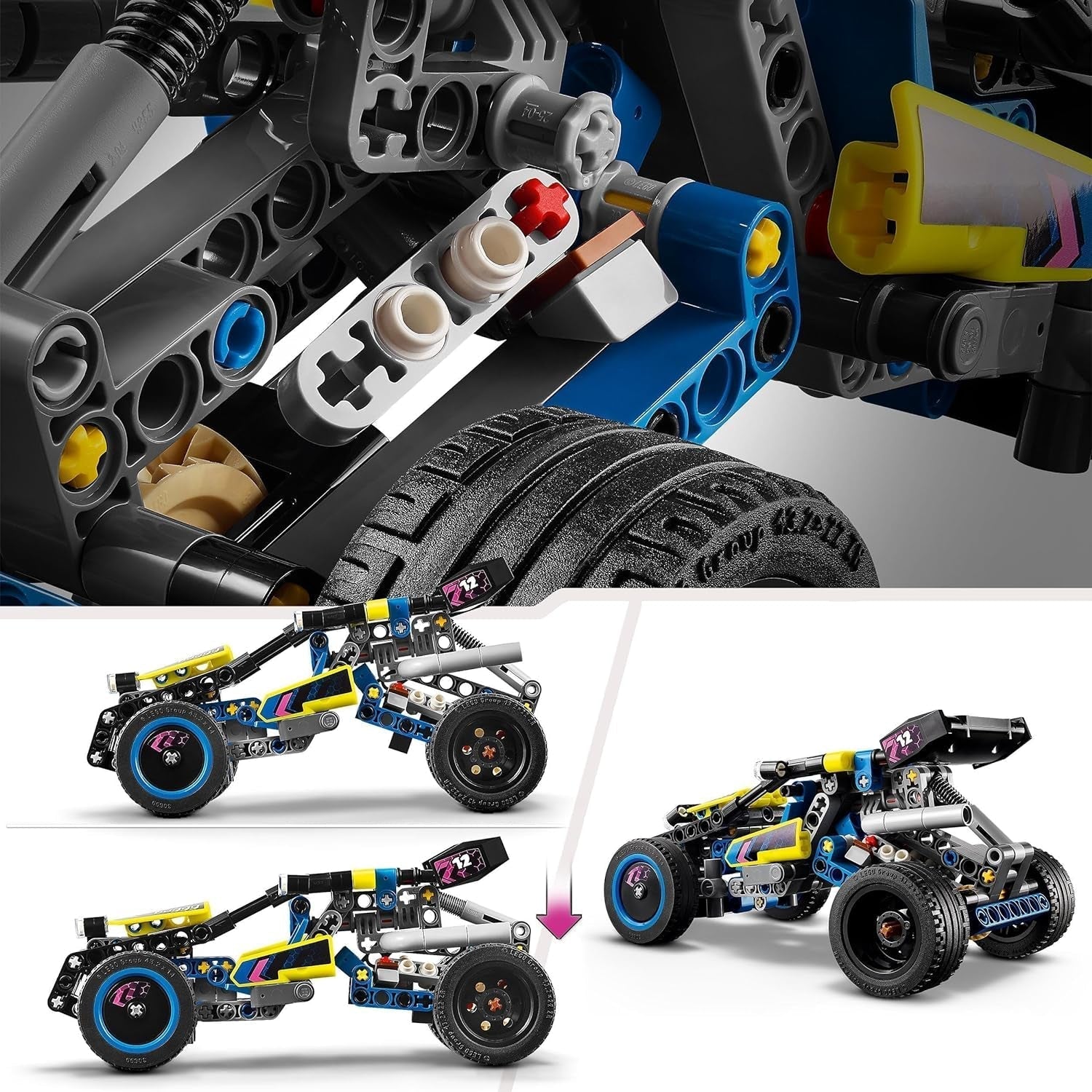 LEGO Technic Offroad Racing Buggy Car Jouet pour enfants Buggy Racing Car Kit de construction Cadeau pour garçons et filles de 8 ans Modèle de voiture de rallye 42164 Jeux de construction Besuche den LEGO-Store