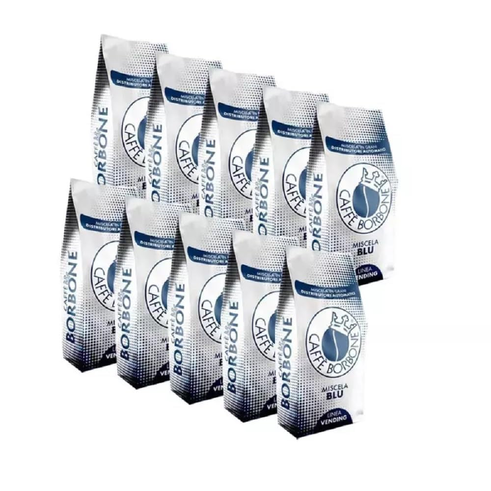 Mélange de grains de café BLEU Caffè Borbone 500g x 10