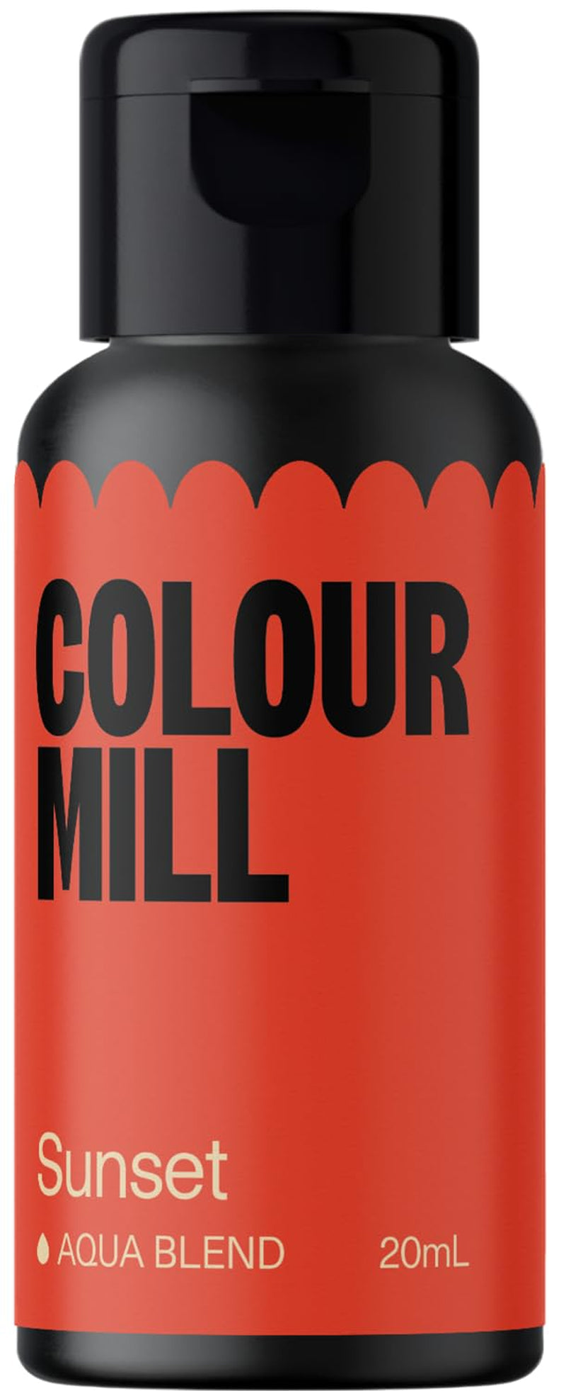 Colorant alimentar pe bază de apă Colour Mill Aqua Blend Burgundy - Foarte intens, concentrat, vegan - 20 ml