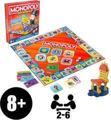 Monopoly Board Game App Banking - Version allemande, version moderne du jeu électronique classique pour les enfants à partir de 8 ans, pour 2 à 6 joueurs