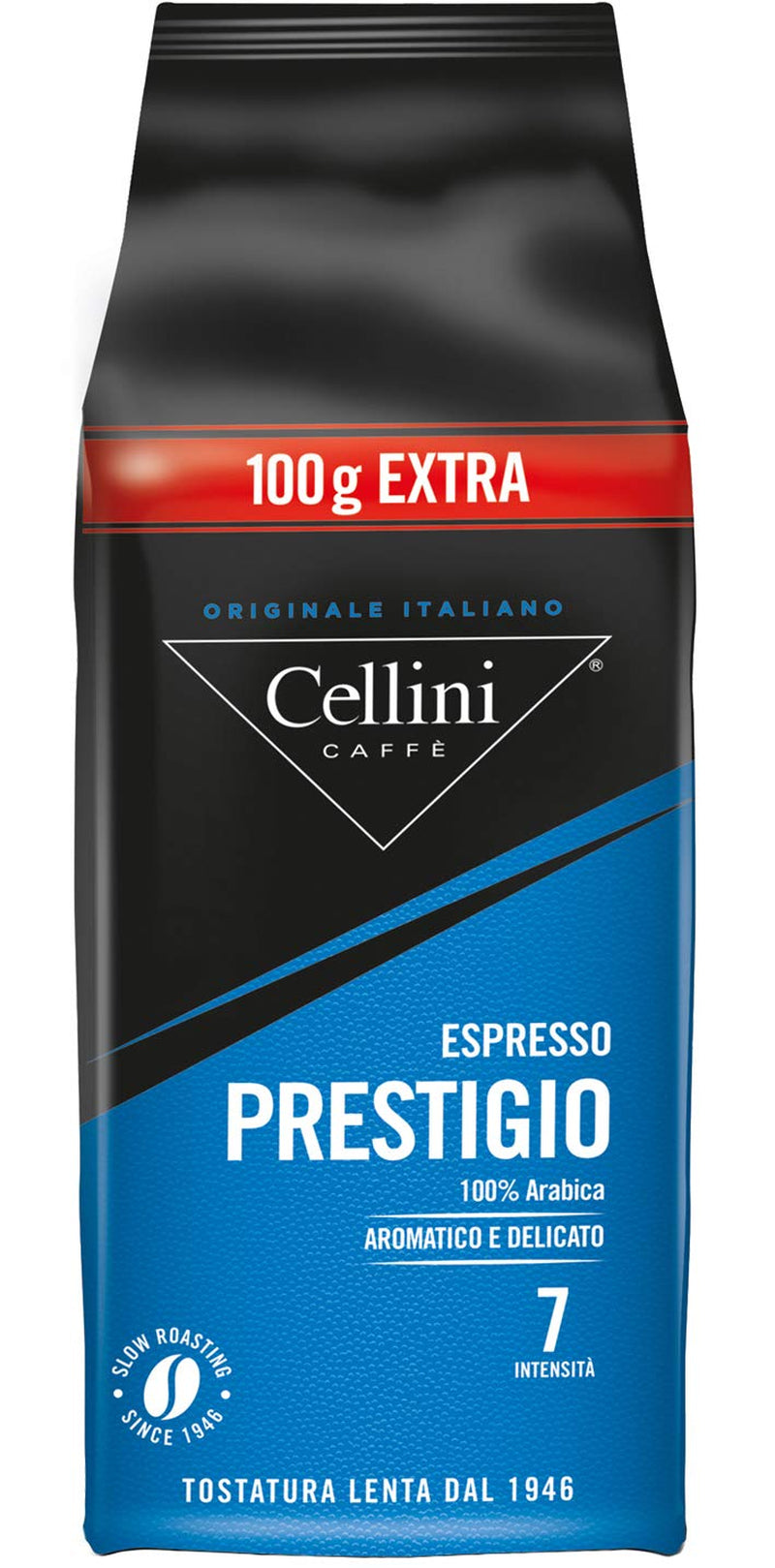 Cellini Prestigio 100% Arabica Café en grains entiers Naty Shop 1,1 Kg