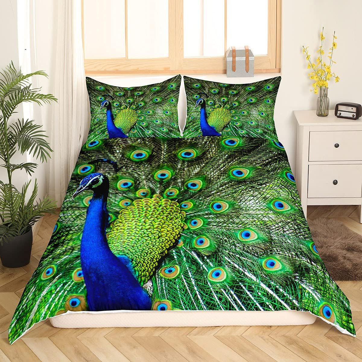 Parure de lit Gamer pour jeunes 155 x 220 cm, housse de couette pour enfants, adolescents, hommes, jeux vidéo, décoration réversible, housse de couette, vert, contrôleur de jeu rétro, housse de couette blanche Luxus, 2 pièces