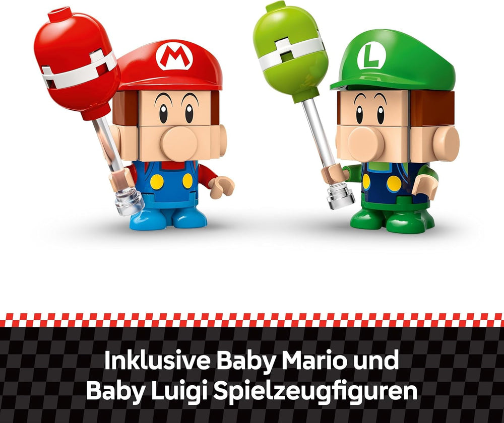 LEGO Mario Kart - Bébé Mario contre. Baby Luigi Nintendo Collectible Figures 2 Speedmen à construire Jouet Cadeau pour garçons, filles et joueurs à partir de 8 ans Adventure Toy 72034 Jeux de construction Besuche den LEGO-Store