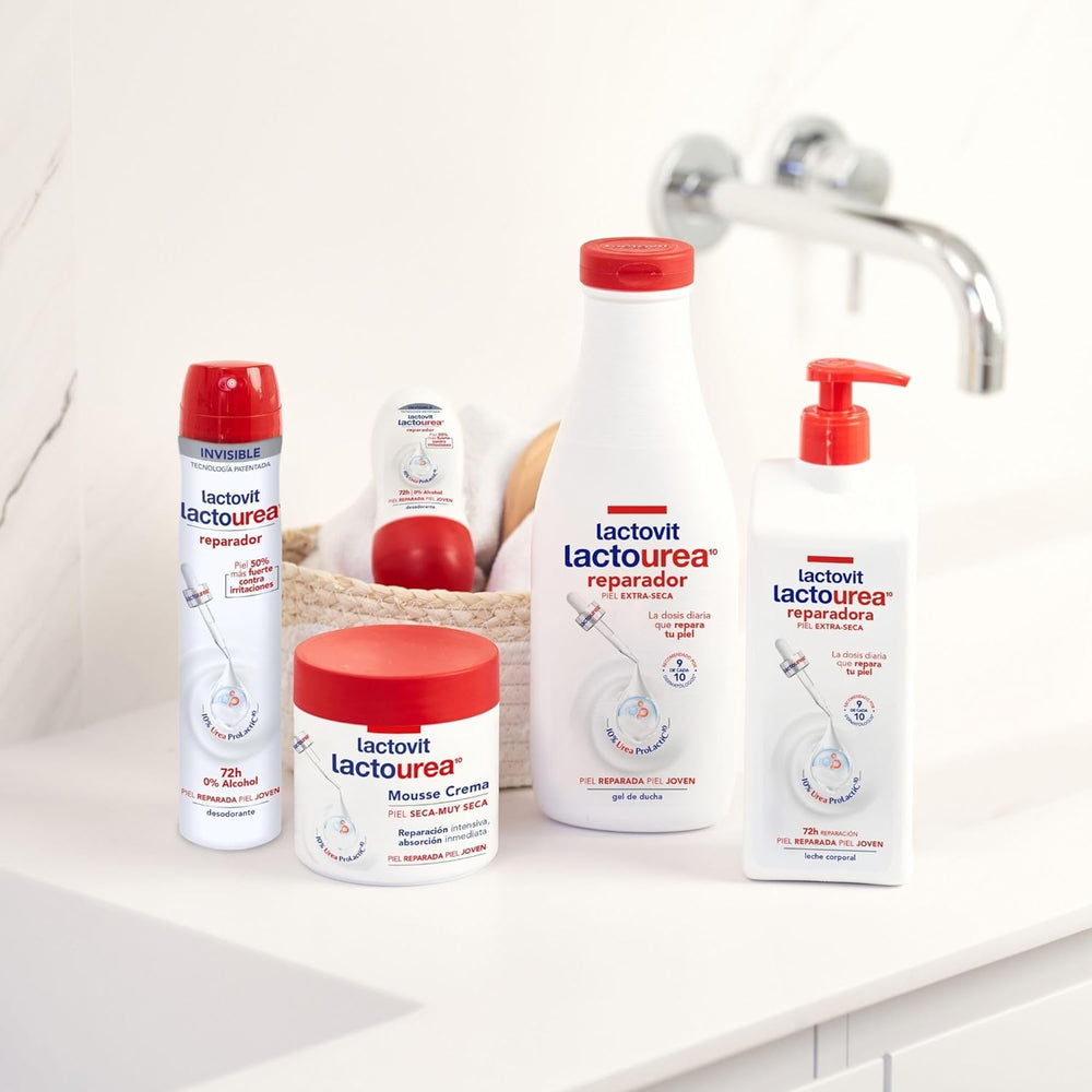 Lactourée réparatrice de lait avec protéines de calcium, absorption douce, 48 heures de préparation et de réparation, adaptée aux peaux sèches et extra sèches, 800 ml