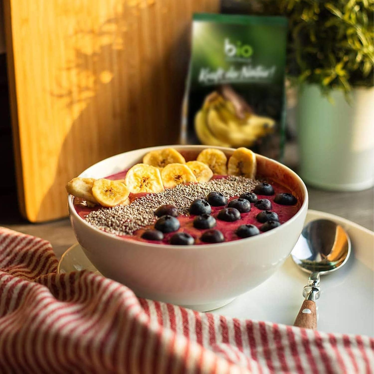 Graines de lin entières biocentrales | 7 x 400g de graines de lin bio | Idéal pour le yaourt, le muesli et le pain | Alternative au psyllium, aux graines de chanvre et aux graines de chia