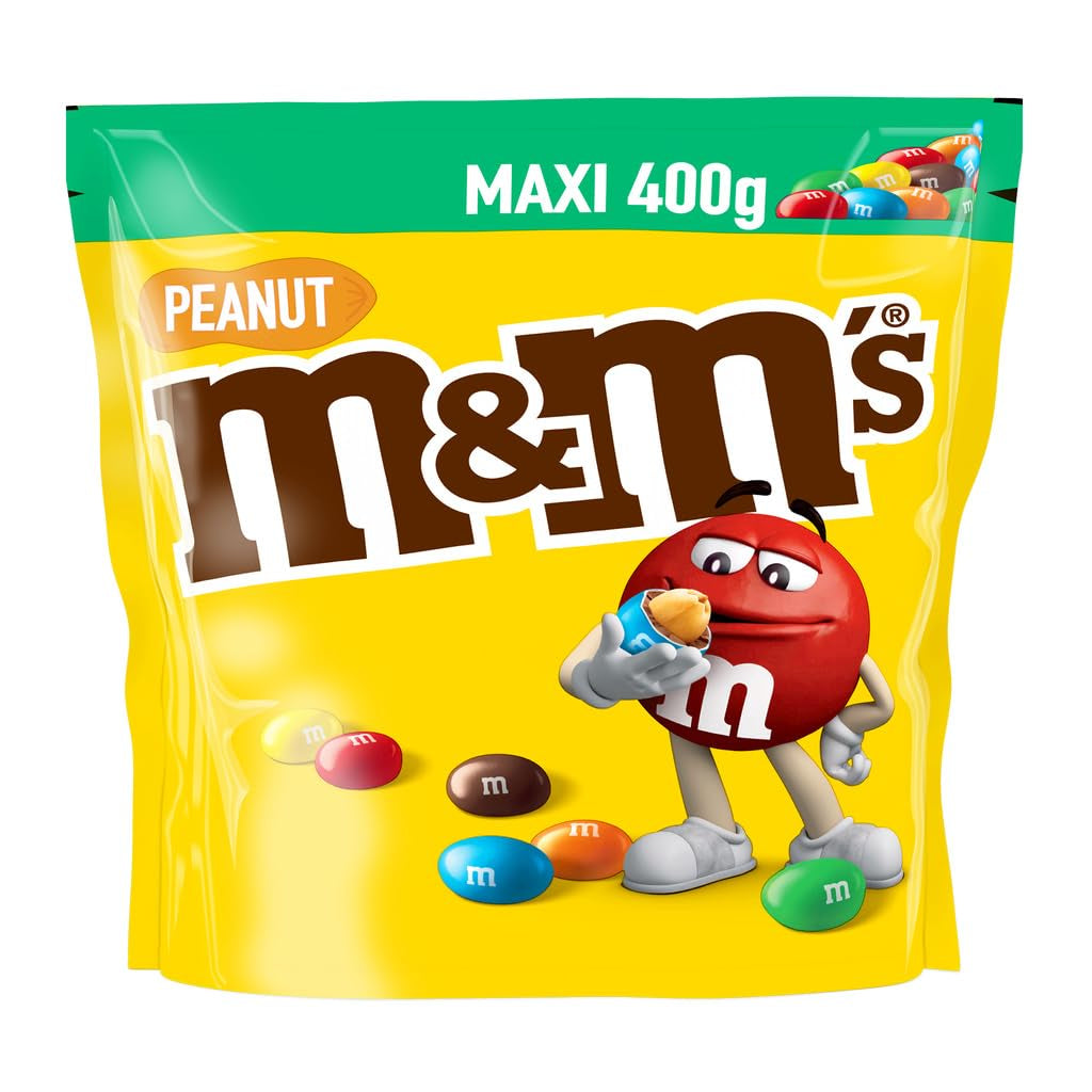 M&M'S Crispy, chipsuri de ciocolată cu miez crocant Bomboane de Ciocolata Naty Shop Peanut 400G