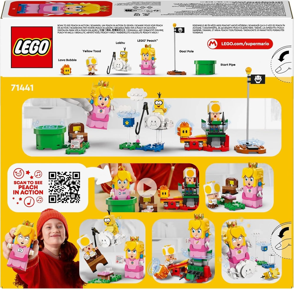 LEGO Super Mario Adventures With Interactive Peach, set de jeu pour enfants avec crapaud jaune, cadeau Nintendo pour garçons, filles et tous les joueurs à partir de 6 ans 71441 Jeux de construction Besuche den LEGO-Store