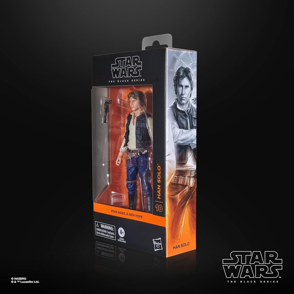 Star Wars The Black Series Han Solo, Star Wars : A Hope Premium Collectible Action Figure (15 cm) Figurines Naty Shop