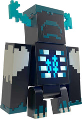 MINECRAFT Warden Figure - Figurine avec lumières, bruits et mode attaque, pour joueurs et fans de jeux vidéo d'aventure de 6 ans, HHK89, noir - Guardiano Action figures Naty Shop Warmer