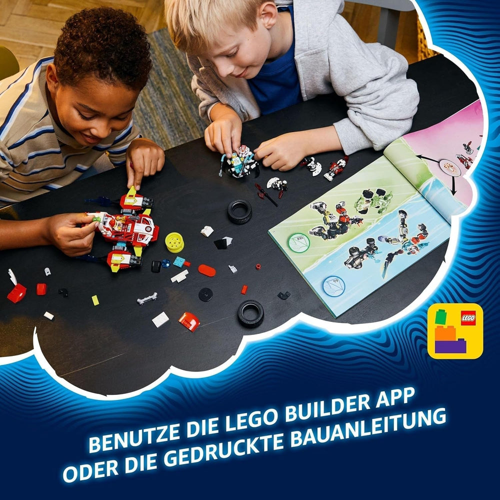 LEGO Dreamzzz Le robot tigre de Cooper et la voiture Hot Rod de Zero, voiture jouet pour enfants, cadeau pour garçons et filles de 9 ans, ensemble de jeu 2 en 1 avec robot et figurines 71497 Jeux de construction Besuche den LEGO-Store