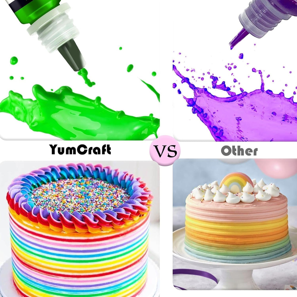 Colorant alimentaire - Colorant alimentaire liquide hautement concentré pour gâteaux, pâtisseries, œufs de Pâques, boissons - Colorant alimentaire sans sucre pour fondant, glaçage, slime, décoration de gâteaux (Velours Rouge, 236 ml)