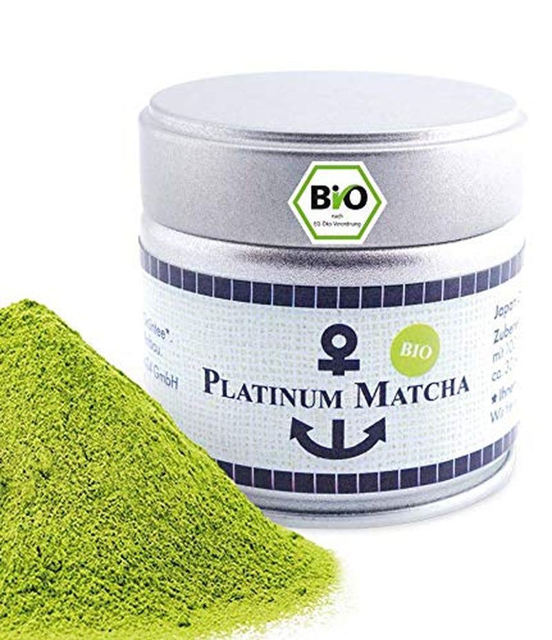 Matcha biologique de qualité supérieure du Japon, qualité cérémoniale, sans pesticides, poudre extra fine en boîte de 30 g, saveur de thé vert intense et délicate, convient pour latte, smoothie, qualité cérémoniale