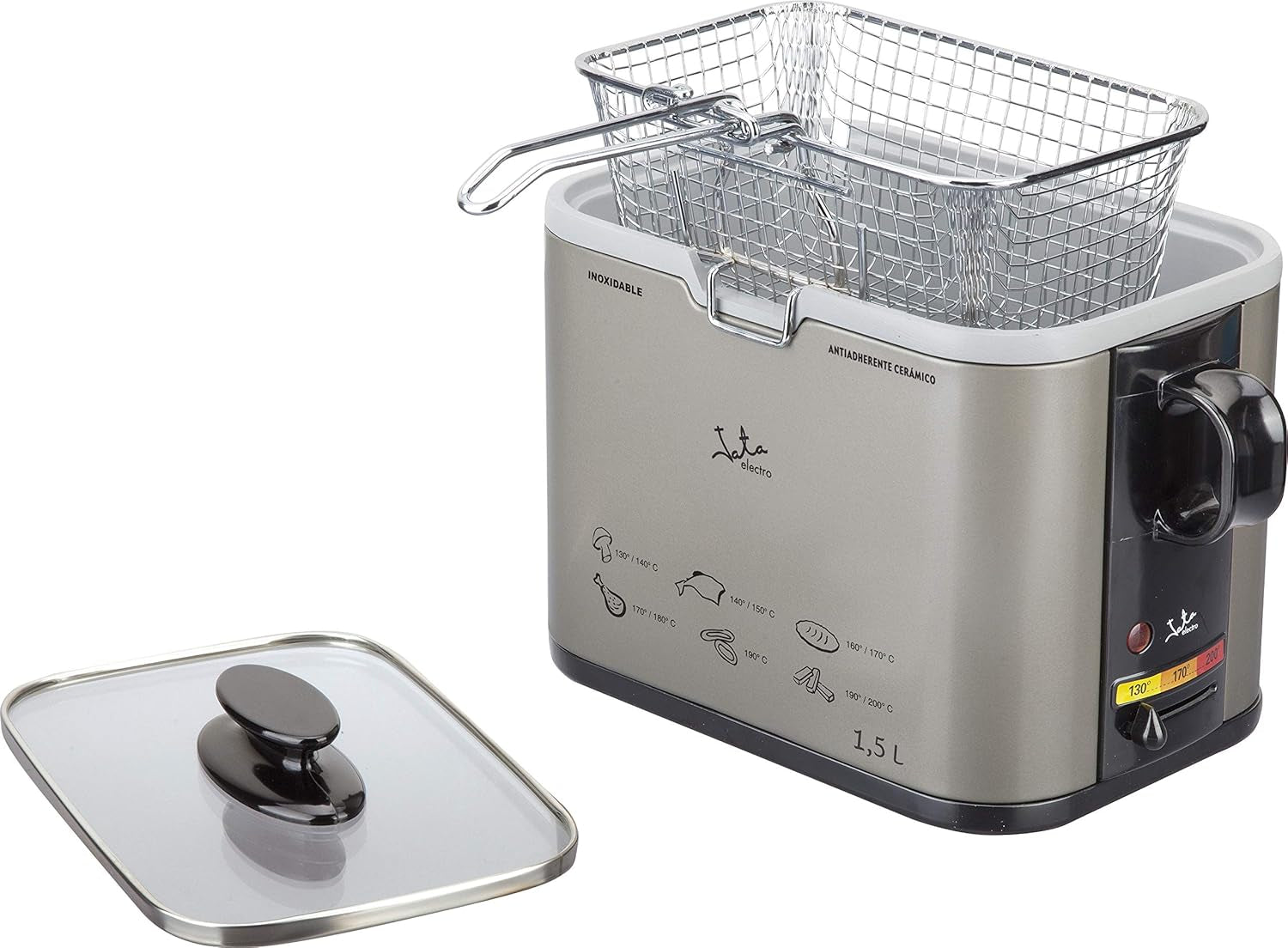 Tamaño FR326E - Friteuse, 1000 Watts, 1,3 Litres Naty Shop Appliances