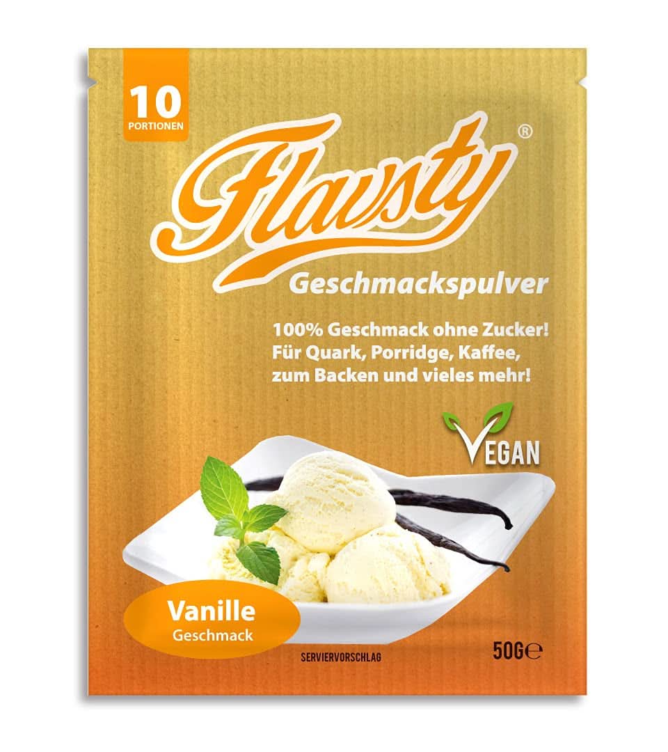 Flavsty® Saveur Poudre Massepain, sachet de 50 grammes (10 portions) Saveurs Naty Shop Vanille