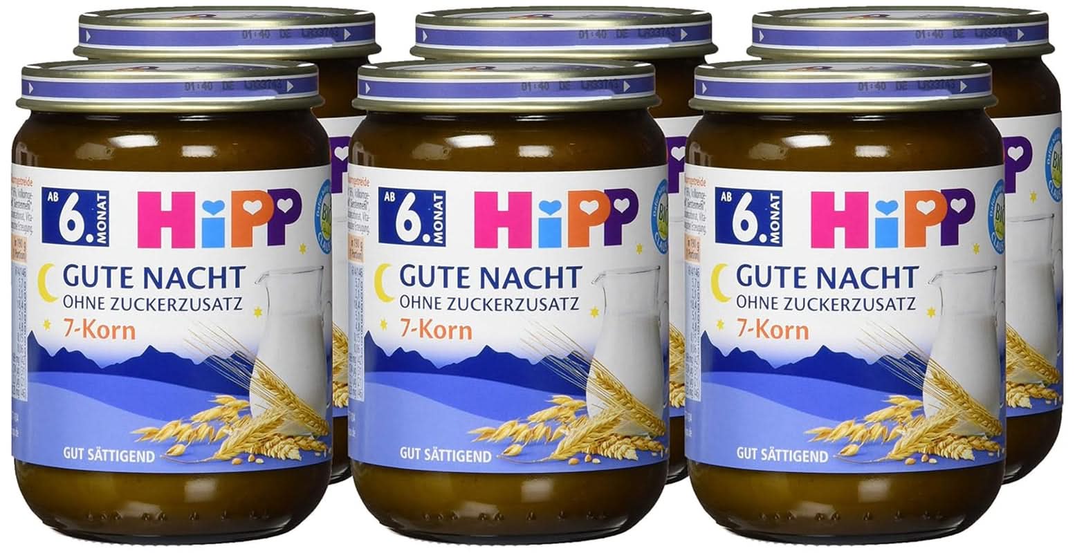 Hipp 7-Korn, pachet de 6 (6 X 190 G) Mama si Copilul Naty Shop
