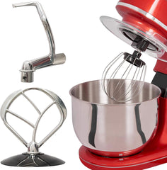 GUTFELS Machine à cuisiner KM 8102 Roi | Machine de cuisine | 1200 watts | Schneebesen | Rührhaken | Knethaken | 10 Étages | Pourriture | 5 L Schüssel Mère et Enfant Naty Shop