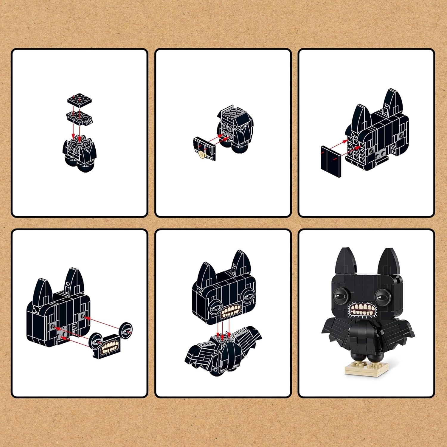 Max Build More Premium Fugglers von ZURU – Unboxing-Spielzeug & Klemmbausteine Sammelbare Minis mit bis zu 167 Teilen, Lustige Designs zum Bauen & Sammeln, Ab 8 Jahren