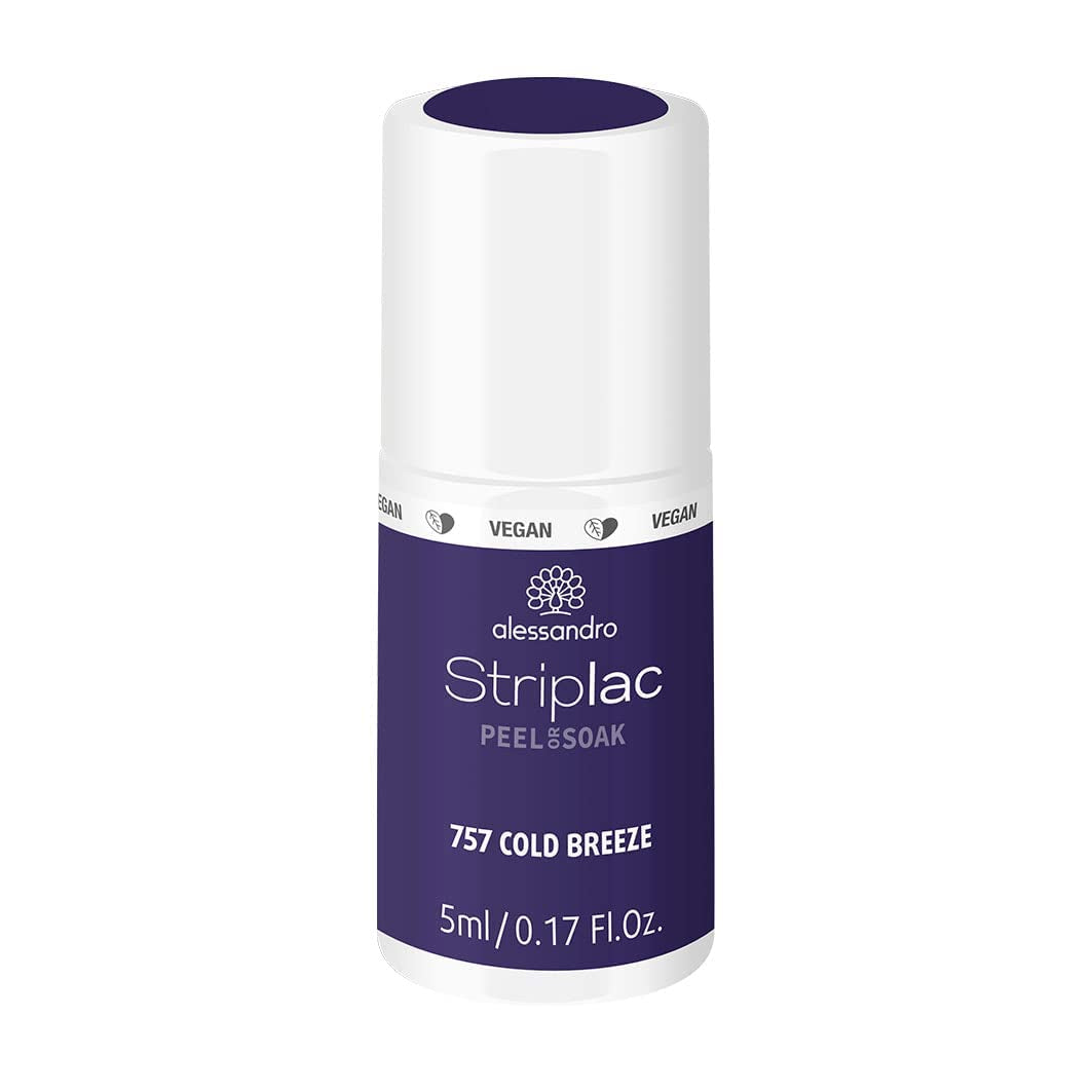 alessandro Striplac UV-Nagellack Flat White – Facile et facile à utiliser – Application facile grâce à la technologie Peel-Off – Vegan et sans alcool – 8 ml