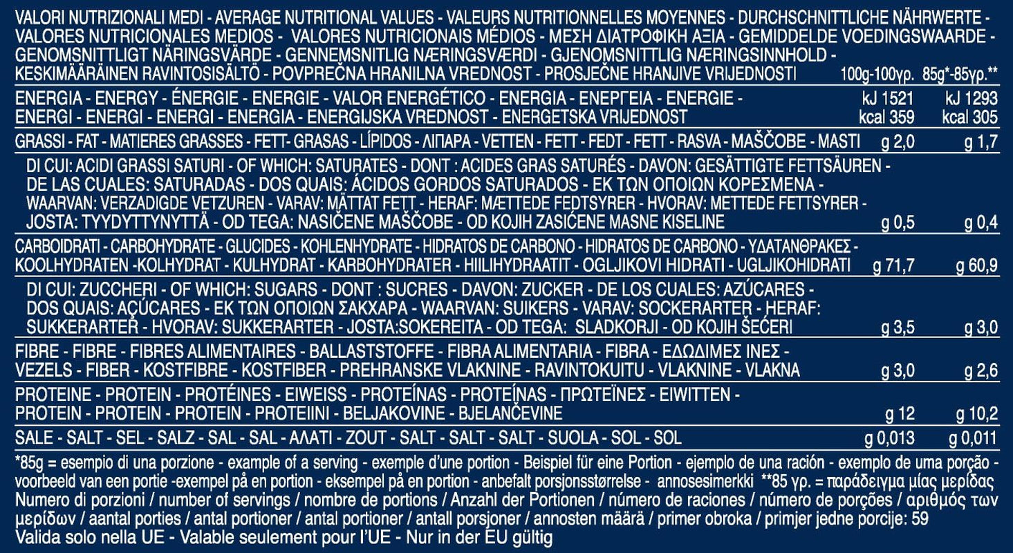 Tortiglioni Barilla pâtes de blé dur n. 83 – Paquet de 1 (1x5kg)