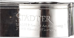 Boîte à biscuits Städter, acier inoxydable, argent, 9 cm