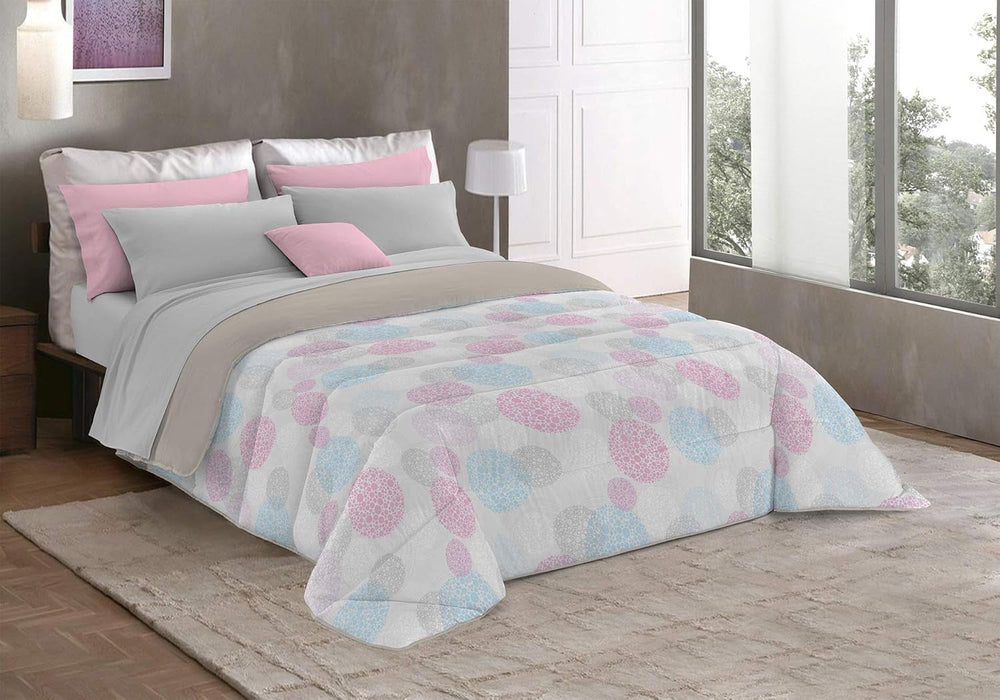 Fantasy T-Fa-Hypnotic-1P Couette d'hiver, Microfibre, Hypnotique, 170X260Cm Couettes et couettes Naty Shop Marron/crème 170X260 Cm
