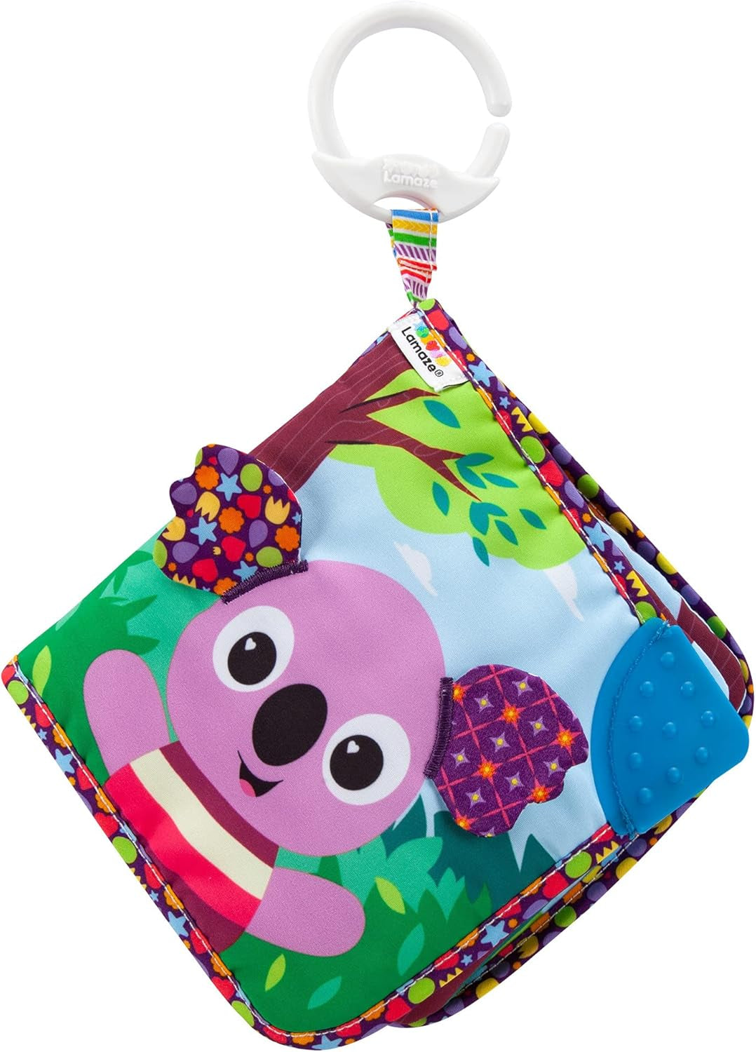 Lamaze Voyage chenille colorée, jouet pour nouveau-né, jouet sensoriel pour bébé avec couleurs et sons, jouet de développement pour garçons et filles de 6 mois, L27463 Baby Toys Naty Shop Walla Koala Soft Book