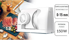 Trancheuse électrique universelle MPM MKR-05, épaisseur de coupe réglable jusqu'à 15 mm, 150 W Broyeurs et trancheurs Naty Shop