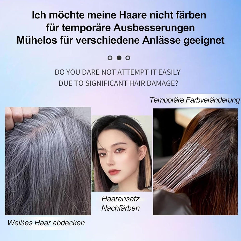 Coloration pour cheveux - Spray de couleur de cheveux vert temporaire de 30 ml, spray de coloration de cheveux temporaire naturel, teinture pour cheveux lavable pour fête cosplay Halloween (vert) Naty Shop Hair Dye