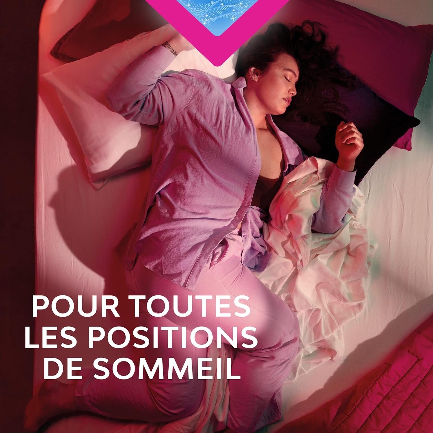 Serviettes Hygiéniques Ultra Bonne Nuit avec Ailes - Flux Très Abondants - 10 lingettes en sachets individuels