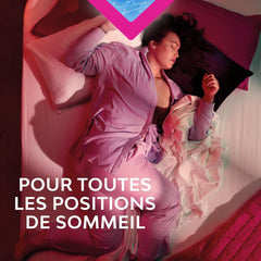 Serviettes Hygiéniques Ultra Bonne Nuit avec Ailes - Flux Très Abondants - 10 lingettes en sachets individuels