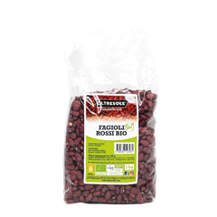 Haricots rouges bio 1 kg, légumineuses séchées biologiques issues de cultures contrôlées, riches en protéines et minéraux, idéales pour les régimes hypocaloriques, végétaliens et végétariens