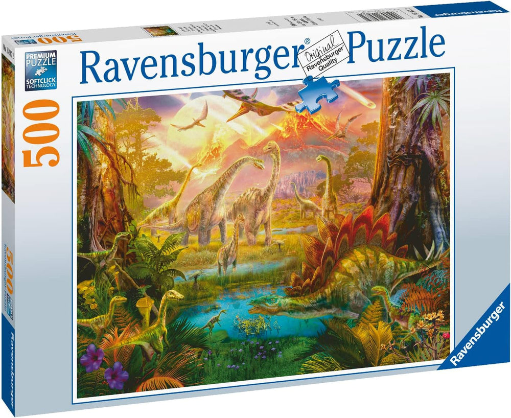 Ravensburger Puzzle 16983 - Dinoland - Puzzle 500 pièces pour adultes et enfants de plus de 10 ans, puzzle dinosaure Puzzle Naty Shop