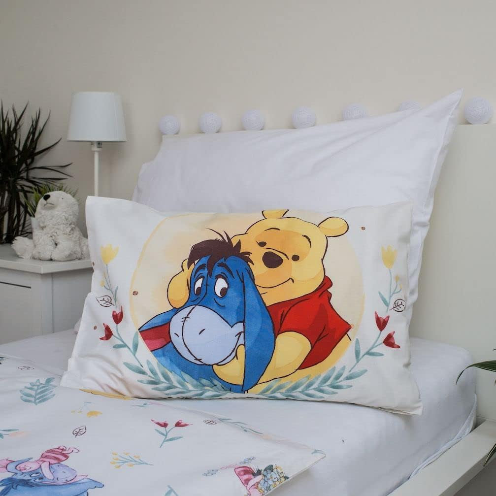 Linge de lit enfant, l'ours Winnie et ses amis, 100% coton Linge de lit - enfant Naty Shop