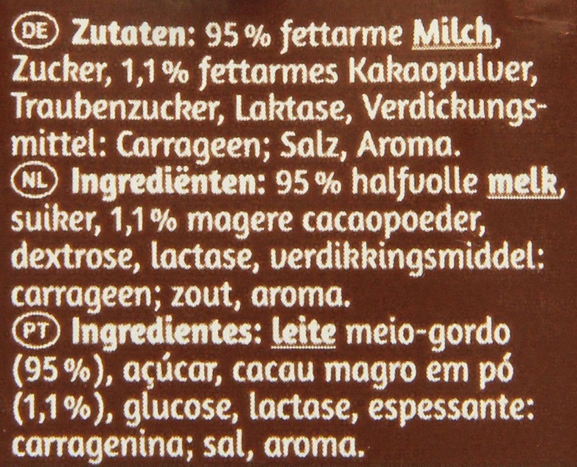 Lait au chocolat, 250 ml