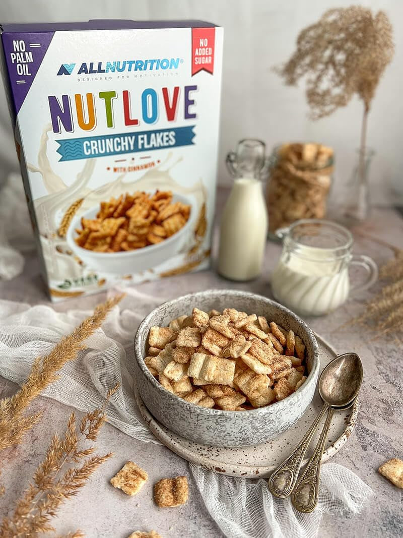 Allnutrition Nutlove Flocons Croquants à la Cannelle 300G Céréales Naty Shop