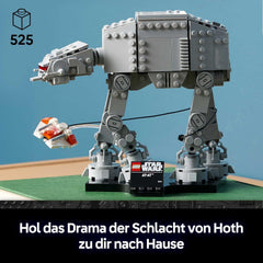 LEGO Star Wars 75440 AT-AT - Modellbau Set für Erwachsene - Mit Snowspeeder, Ständer & Namensschild - DIY Deko fürs Regal - Geschenk zum Vatertag für Fans von Das Imperium schlägt zurück
