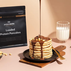 Protein Works - Pfannkuchen protéiné chargé | Mélange de pâtisseries haut de gamme | Crêpes Eiweiss | Crêpes protéinées | 8 portions | Naturel | 500G Mélange pour la pâtisserie et la cuisine Naty Shop