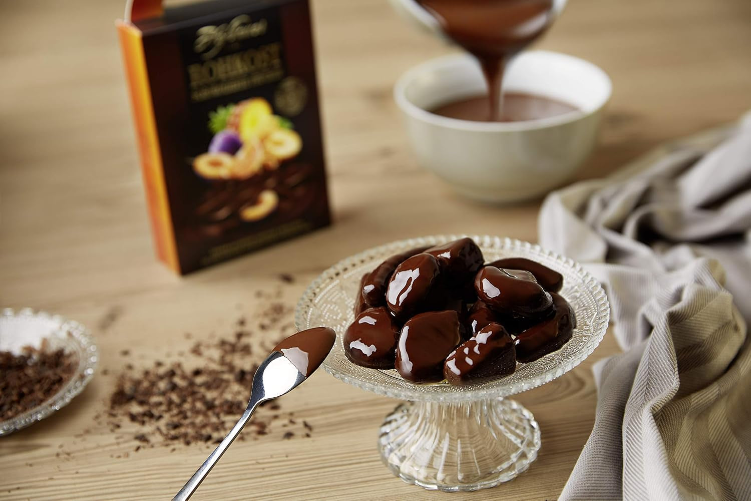 Hofbauer Vienna Orangette crude, felii de portocală acoperite cu ciocolată, 1000 g