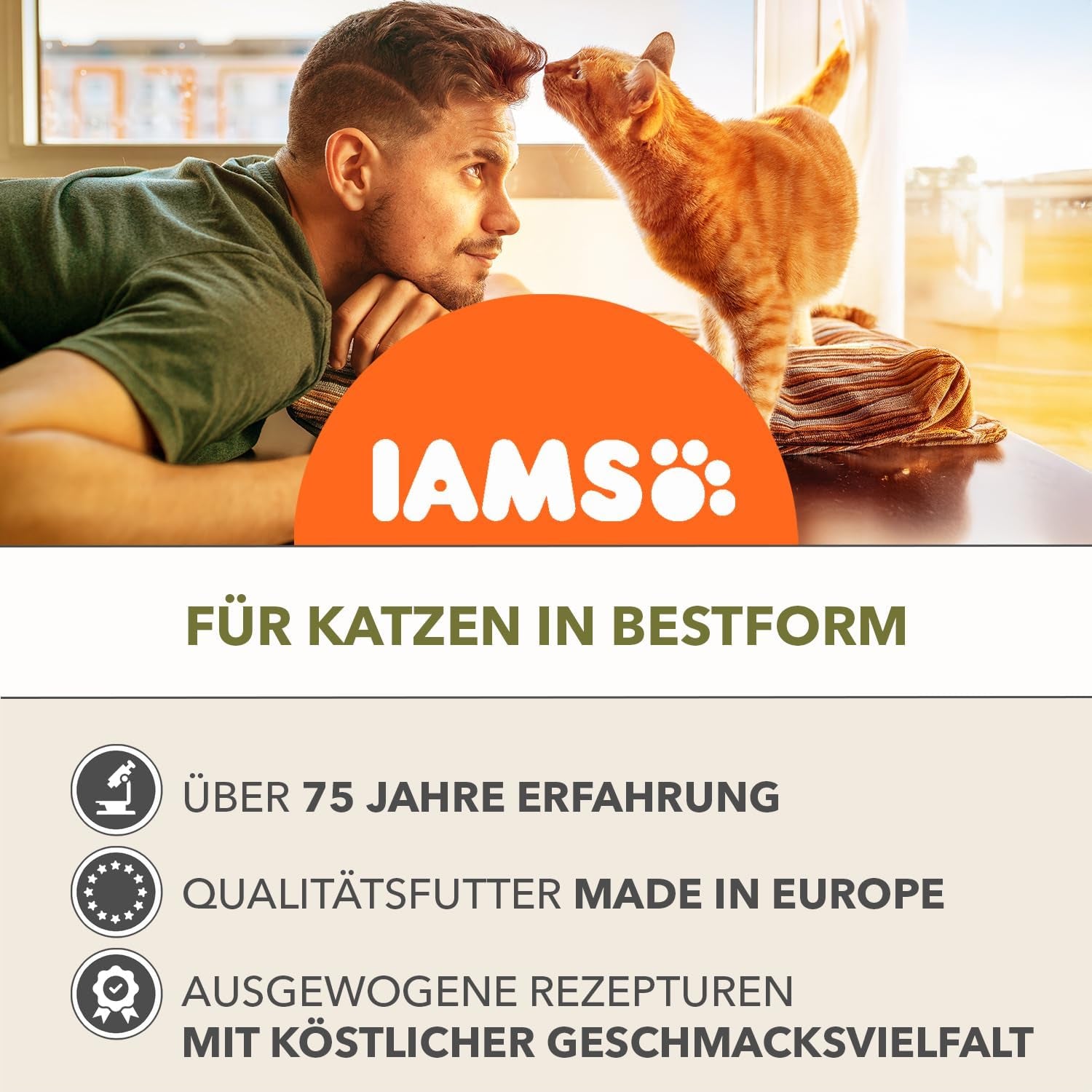 IAMS Delights Land Collection Nourriture humide pour chats sans céréales – Pack varié de viande Multi Pack Nourriture humide sans céréales pour chats de 1 an et plus 12 x 85 g