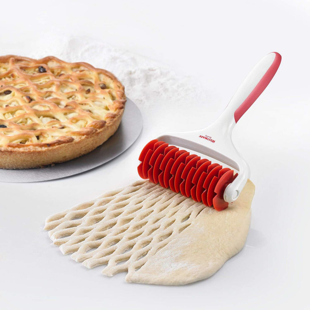 Rouleau Westmark avec filet, longueur : 19,5 cm, plastique, blanc/rouge, 32182270