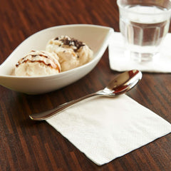 Le Napage 50 serviettes en coton 25 X 25 cm, 3 épaisseurs, FSC blanc