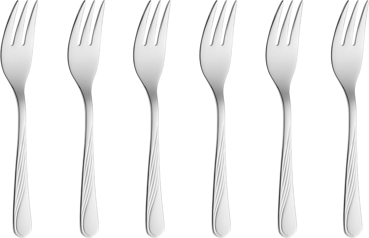 Gerlach Celestia ensemble de couverts pour 6 personnes Naty Shop Kitchen argent brillant ensemble de 6 couverts à gâteau