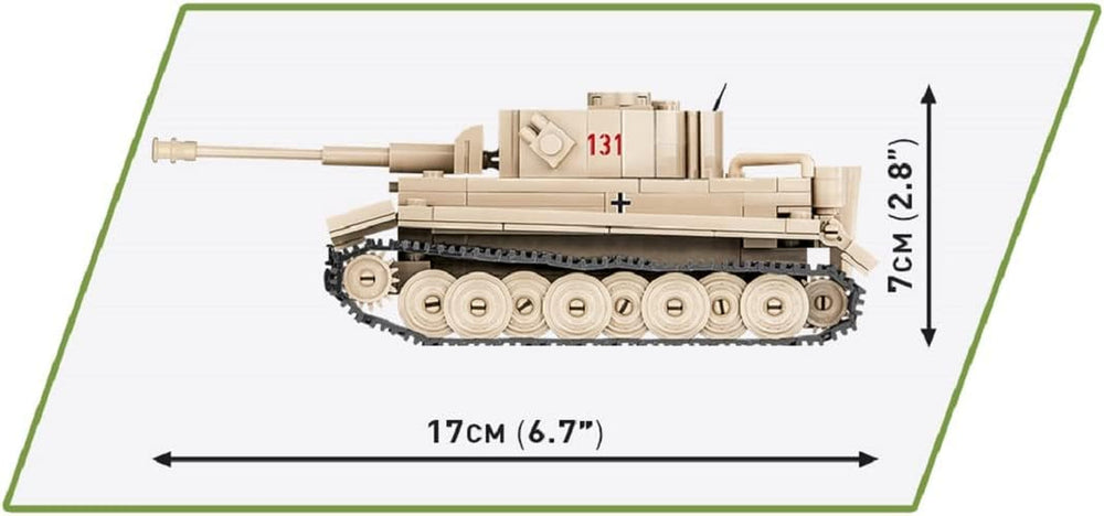 COBI 2710 Tiger Bausteine, Wüstensand
