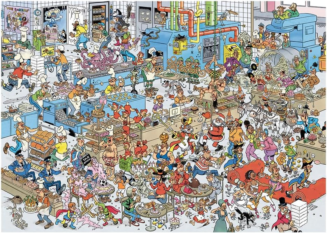 Jan Van Haasteren, La Boulangerie, puzzle 2000 pièces pour adultes Puzzle Naty Shop