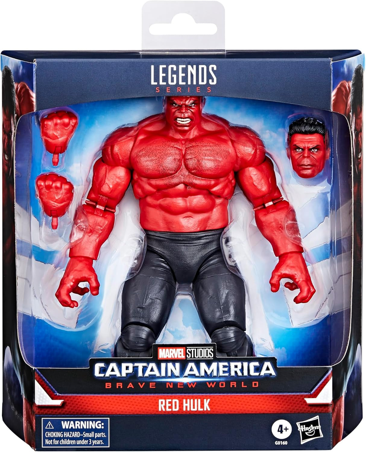 Figurine d'action Red Hulk série Marvel Legends (échelle : 15 cm) pour Captain America : Brave New World Figurines d'action Naty Shop