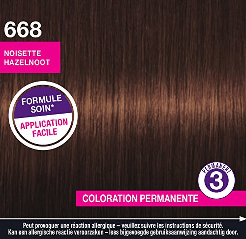 Perfect Mousse Mousse colorante permanente, 668 Hasellnuss Hair Dye Naty Shop