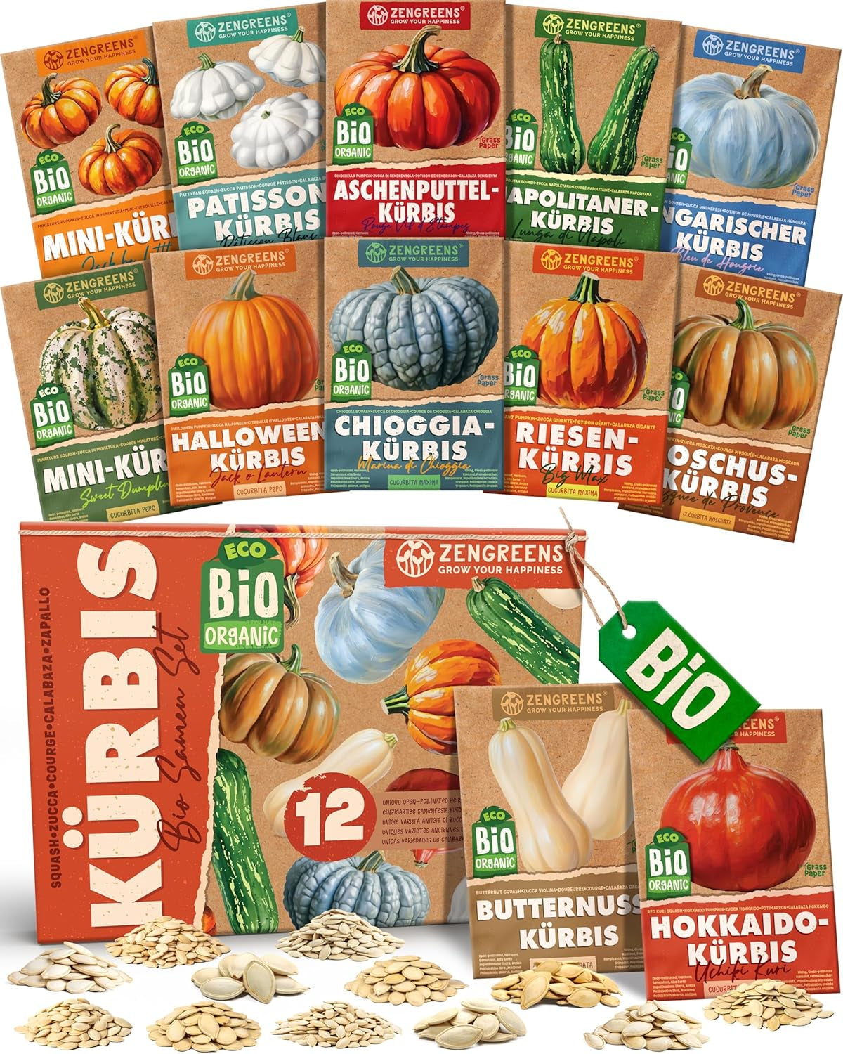 Graines de tomates biologiques dans un ensemble de 10 à 10 graines de tomates pour une culture facile dans le jardin, le balcon ou le parterre surélevé - Graines de plantes - Semis