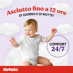 Couches Huggies Ultra Confort, taille 5 (12-17 kg), paquet de 56