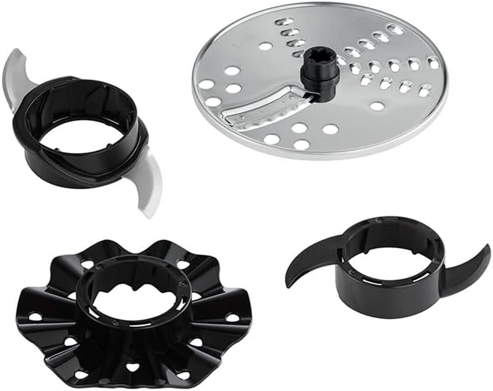 Robot culinaire Russell Hobbs [mélangeur/hachoir à légumes/mélangeur de table/hachoir/mélangeur] robot culinaire (pétrissage, mélange et tranchage), charbon de bois mat Naty Shop