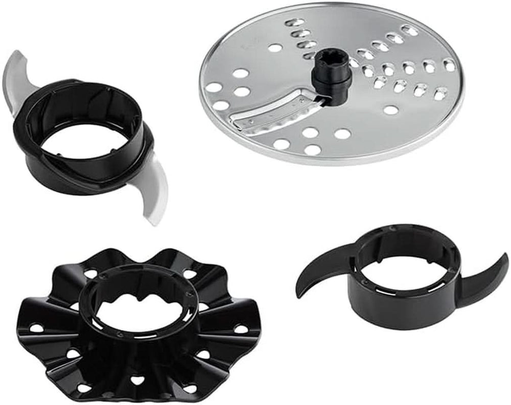 Robot culinaire Russell Hobbs [mélangeur/hachoir à légumes/mélangeur de table/hachoir/mélangeur] robot culinaire (pétrissage, mélange et tranchage), charbon de bois mat Naty Shop